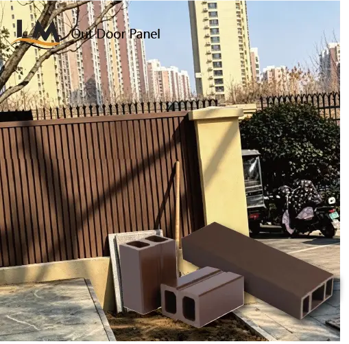 Estate-Grade WPC Privacy Fencing factory