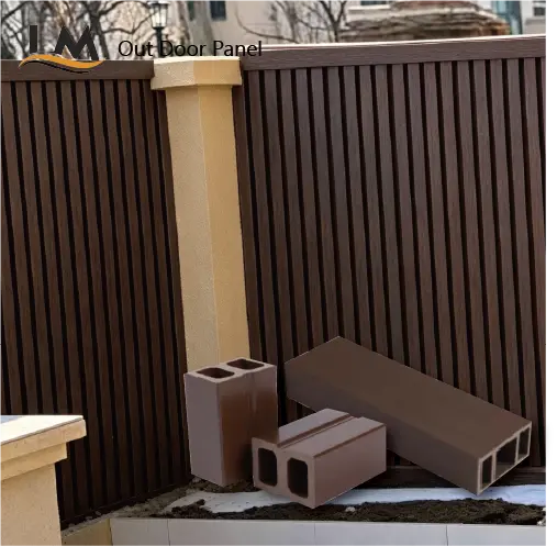 Estate-نرده‌بندی حریم خصوصی درجه WPC