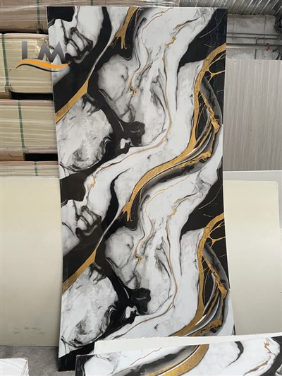 پانل دیواری Uv ورق مرمر پی وی سی